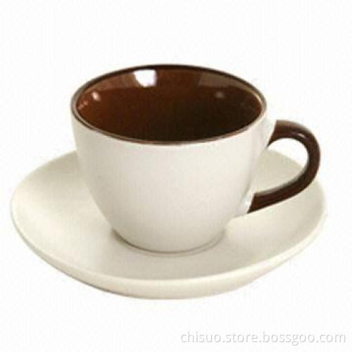 Coffee Porcelain Mug, White Bright and Durable, Various Designs Are Available